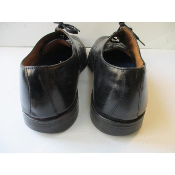 SALE*Johnston and Murphy Classic Black Dress Lace-Up - Picture 3 of 7